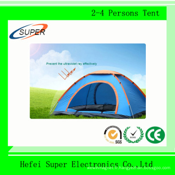 Tente de camping en plein air à prix bon marché pour 2-4 personnes